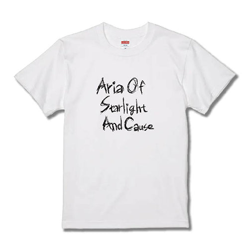 粗品 / 粗品1stツアー「星彩と大義のアリア」 Tシャツ / ホワイト