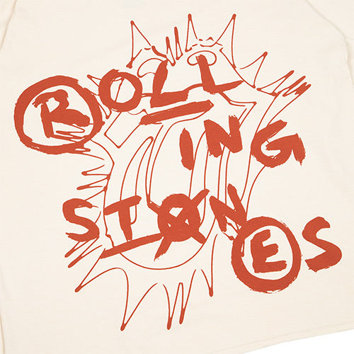 ザ・ローリング・ストーンズ / RS No,9 Harajuku【The Rolling Stones Stones Sun Raw Hem Boxy Fit Long Sleeve T-Shirt】
