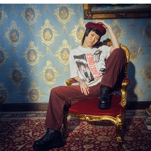 ザ・ローリング・ストーンズ / RS No,9 Harajuku【The Rolling Stones White Graphic Tee】