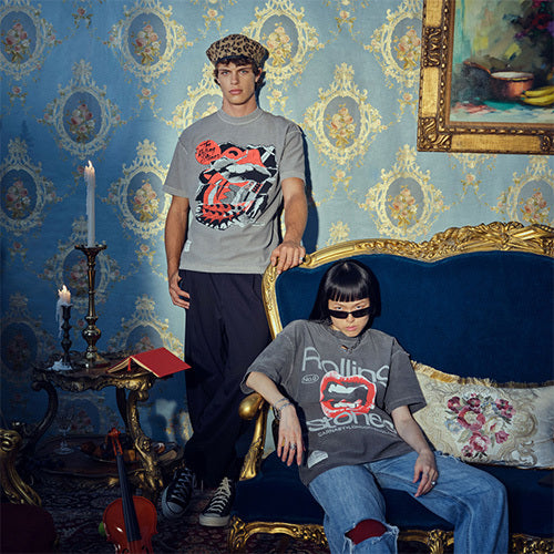 ザ・ローリング・ストーンズ / RS No,9 Harajuku【The Rolling Stones Eras Collage Tongue Inverted Tee】