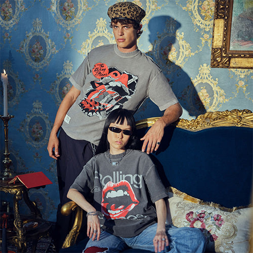 ザ・ローリング・ストーンズ / RS No,9 Harajuku【The Rolling Stones Eras Collage Tongue Inverted Tee】