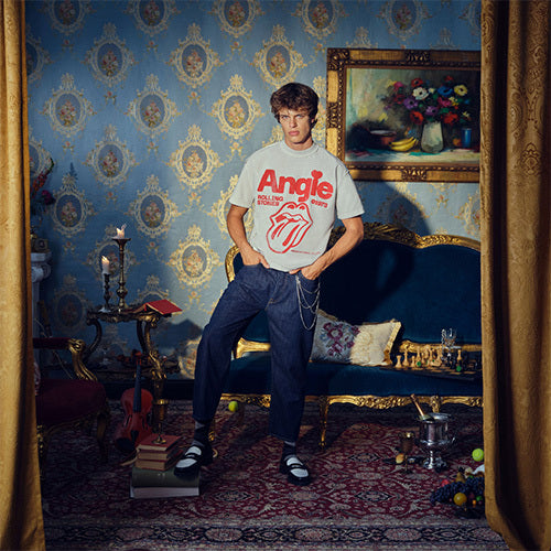 ザ・ローリング・ストーンズ / RS No,9 Harajuku【The Rolling Stones Angie Inverted White Tee】