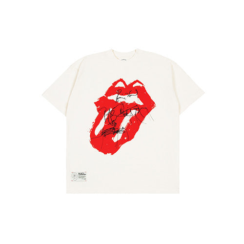 ザ・ローリング・ストーンズ / RS No,9 Harajuku【The Rolling Stones Womens Signature Lick Embroidered Tee】