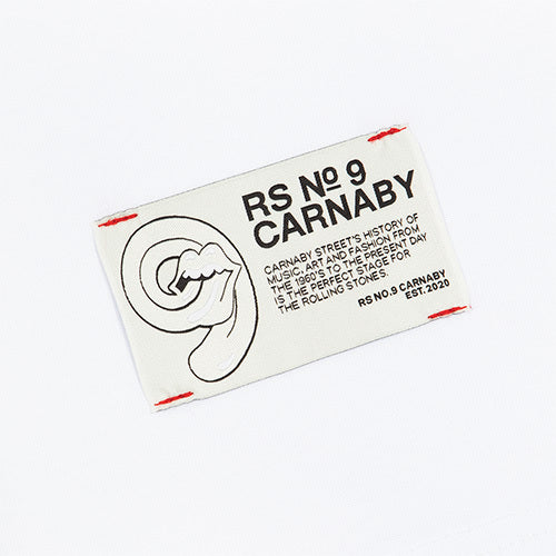 ザ・ローリング・ストーンズ / RS No,9 Harajuku【The Rolling Stones Womens Taped Logo Distressed Long Sleeve Tee】