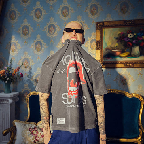 ザ・ローリング・ストーンズ / RS No,9 Harajuku【The Rolling Stones Screaming Stones Inverted Tee】