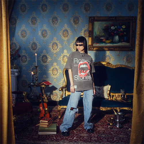 ザ・ローリング・ストーンズ / RS No,9 Harajuku【The Rolling Stones Screaming Stones Inverted Tee】