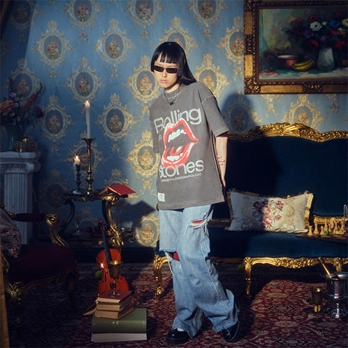 ザ・ローリング・ストーンズ / RS No,9 Harajuku【The Rolling Stones Screaming Stones Inverted Tee】