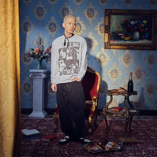 ザ・ローリング・ストーンズ / RS No,9 Harajuku【The Rolling Stones Exile Collage Graphic Long Sleeve Tee】