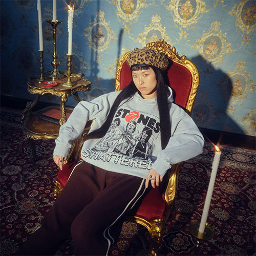 ザ・ローリング・ストーンズ / RS No,9 Harajuku【The Rolling Stones Shatterd Graphic Hoodie】