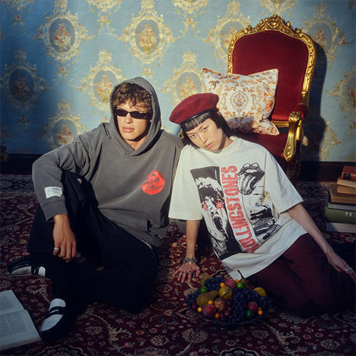 ザ・ローリング・ストーンズ / RS No,9 Harajuku【The Rolling Stones Eras Collage Tongue Hoodie】