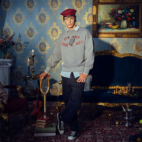 ザ・ローリング・ストーンズ / RS No,9 Harajuku【The Rolling Stones It's Only Rock & Roll Crewneck Sweat】