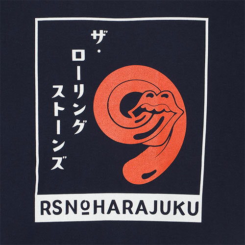 ザ・ローリング・ストーンズ / RS No,9 Harajuku【The Rolling Stones RS9 Harajuku Retro Logo Tee】