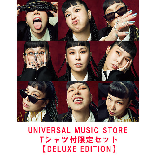 AI / 25th THE BEST - ALIVE【DELUXE EDITION】【UNIVERSAL MUSIC STORE Tシャツ付限定セット】【CD】【+GOODS】