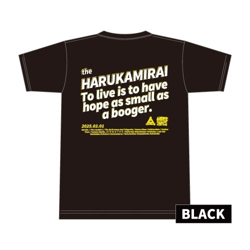 ハルカミライ / ハルカミライ LIVE EDITION Tee【BLACK】 – UNIVERSAL