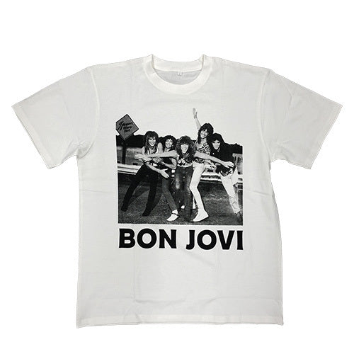 ボン・ジョヴィ / Bon Jovi Pop Up Store 2024 Slippery When Wet Tee【White】