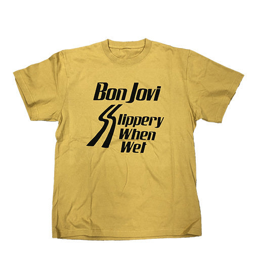 ボン・ジョヴィ / Bon Jovi Pop Up Store 2024 Slippery When Wet Tee【Yellow】
