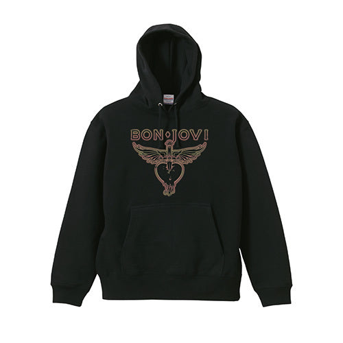 ボン・ジョヴィ / Bon Jovi Pop Up Store 2024 Pink Logo Hoodie