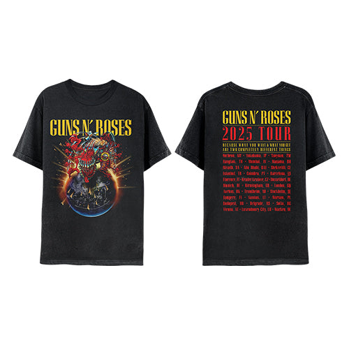 ガンズ・アンド・ローゼズ / Guns N' Roses Japan 2025 Tour Admat 2025 T-Shirt