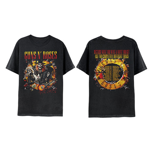 ガンズ・アンド・ローゼズ / Guns N' Roses Japan 2025 Skeletons Tour 2025 T-Shirt