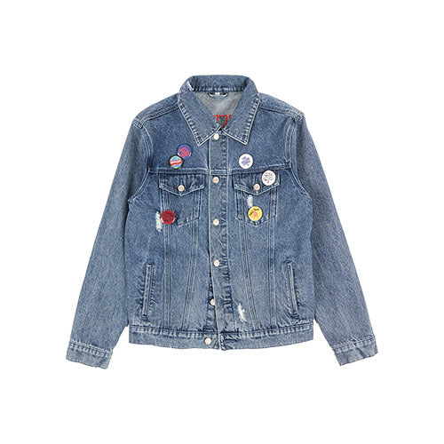 ザ・ローリング・ストーンズ / RS No,9 Harajuku【The Rolling Stones Embroidered Washed Denim Jacket】