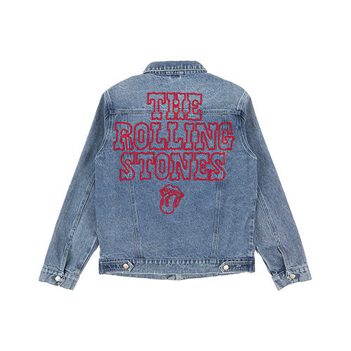 ザ・ローリング・ストーンズ / RS No,9 Harajuku【The Rolling Stones Embroidered Washed Denim Jacket】