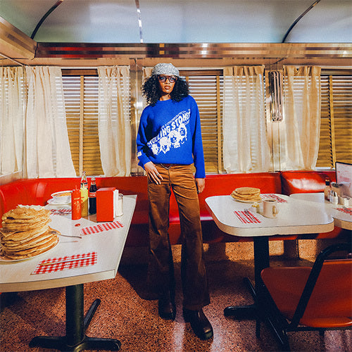 ザ・ローリング・ストーンズ / RS No,9 Harajuku【The Rolling Stones Welcome The Rolling Stones Knit Blue Sweater】