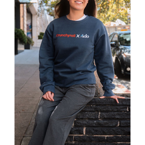 Ado / Crunchyroll x Ado - Hime & Ado Crew Sweatshirt - Exclusive