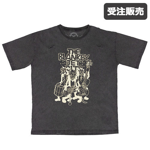 【受注販売】BLANKEY JET CITY / BJC DOG FOOD vintage clash T-shirts