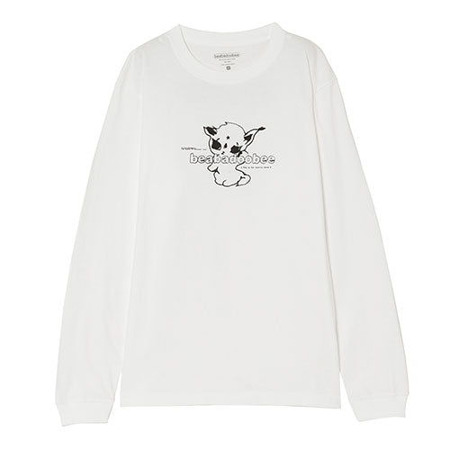 ビーバドゥービー / Beabadoobee Pop Up Store 2025 Beabadoobee L/S Tee【White】【グッズ】