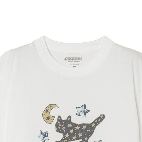 ビーバドゥービー / Beabadoobee Pop Up Store 2025 Beabadoobee Cat Tee【White】【グッズ】
