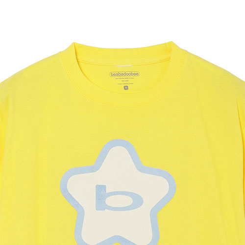 ビーバドゥービー / Beabadoobee Pop Up Store 2025 Beabadoobee Star S/S Tee【Yellow】【グッズ】