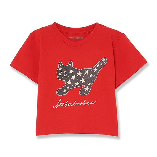 ビーバドゥービー / Beabadoobee Pop Up Store 2025 Beabadoobee Cat Tee【Red】【グッズ】