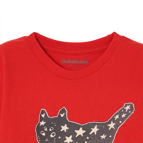 ビーバドゥービー / Beabadoobee Pop Up Store 2025 Beabadoobee Cat Tee【Red】【グッズ】