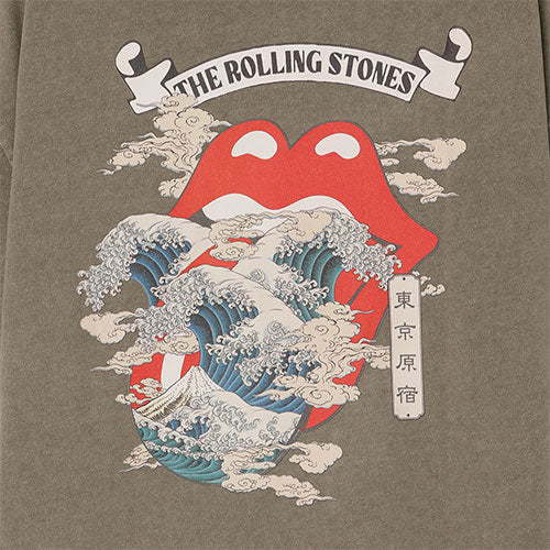 ザ・ローリング・ストーンズ / RS No,9 Harajuku The Rolling Stones Rolling Edo Graphic Tee Beige【グッズ】