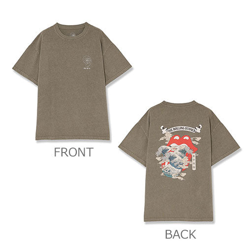 ザ・ローリング・ストーンズ / RS No,9 Harajuku The Rolling Stones Rolling Edo Graphic Tee Beige【グッズ】