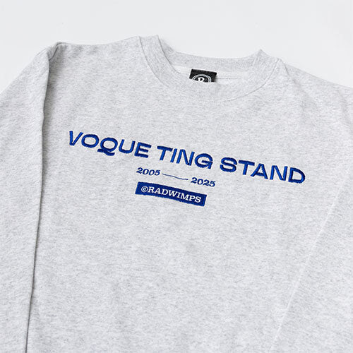 RADWIMPS / 20th Anniversary 特別展「私たちはまだRADWIMPSを知らない」 VOQUE TING STAND スウェット