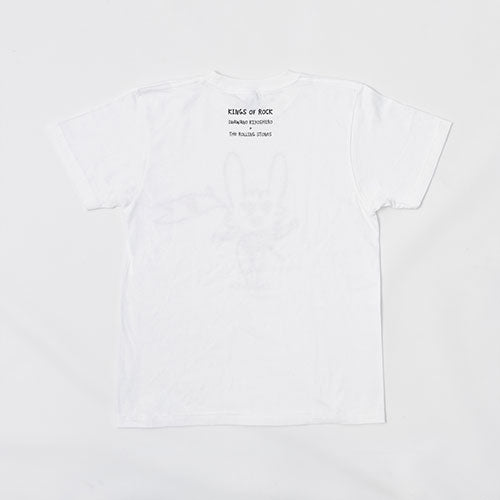 【受注販売】RCサクセション / RCサクセション＆忌野清志郎 55th Celebration POP-UP STORE ヒトハタウサギ × The Rolling Stones TEE【WHITE】【グッズ】