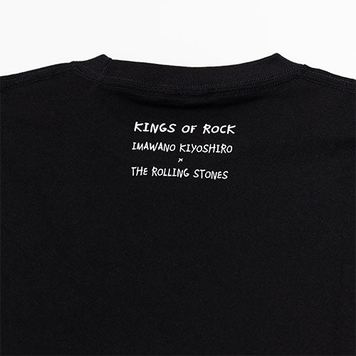 【受注販売】RCサクセション / RCサクセション＆忌野清志郎 55th Celebration POP-UP STORE ヒトハタウサギ × The Rolling Stones TEE【BLACK】【グッズ】