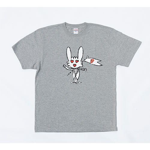 【受注販売】RCサクセション / RCサクセション＆忌野清志郎 55th Celebration POP-UP STORE ヒトハタウサギ × The Rolling Stones TEE【GRAY】【グッズ】