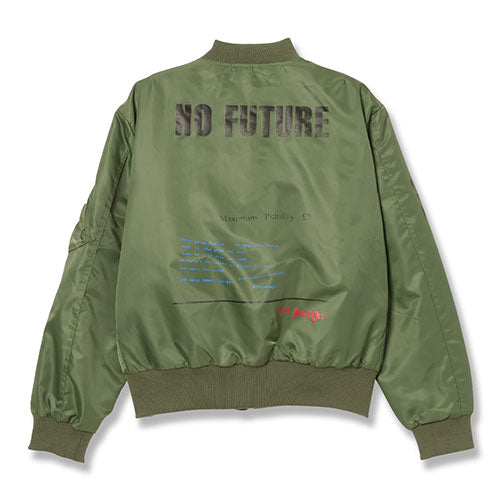 セックス・ピストルズ / Sex Pistols Pop Up 2025 MA1 Jacket【Khaki