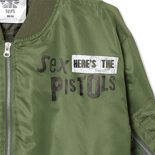 セックス・ピストルズ / Sex Pistols Pop Up 2025 MA1 Jacket【Khaki