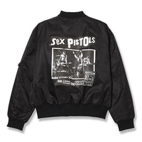 セックス・ピストルズ / Sex Pistols Pop Up 2025 MA1 Jacket【Black