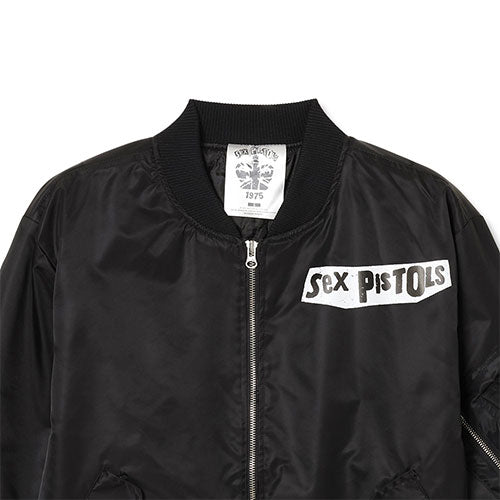 セックス・ピストルズ / Sex Pistols Pop Up 2025 MA1 Jacket【Black