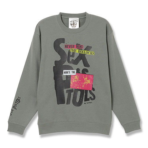 セックス・ピストルズ / Sex Pistols Pop Up 2025 Big Logo Sweatshirt【Khaki】【グッズ】