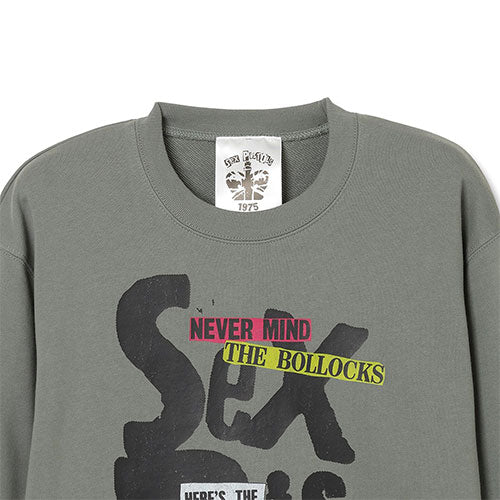 セックス・ピストルズ / Sex Pistols Pop Up 2025 Big Logo Sweatshirt【Khaki】【グッズ】