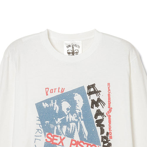 セックス・ピストルズ / Sex Pistols Pop Up 2025 Band L/S T-Shirt【White】【グッズ】