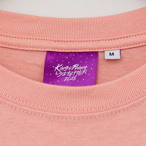 King & Prince / ロゴ＆ラムネイラストTシャツ コーラルピンク【King & Princeとうちあげ花火2025】【事後販売】