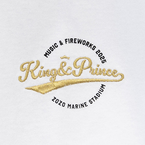 King & Prince / ミュージック＆ファイヤーワークスTシャツ ホワイト【King & Princeとうちあげ花火2025】【事後販売】