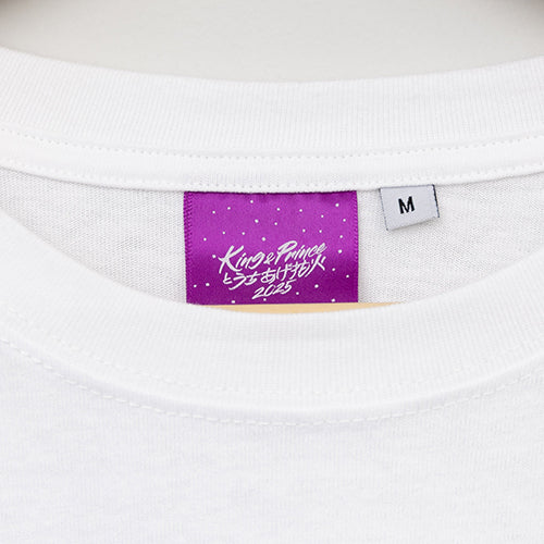 King & Prince / ミュージック＆ファイヤーワークスTシャツ ホワイト【King & Princeとうちあげ花火2025】【事後販売】