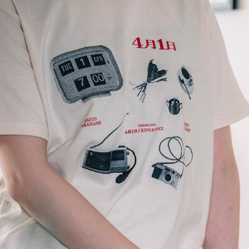 King & Prince / 4月1日 Tシャツ【King & Prince POP-UP STORE 2026 STARRING】【オンライン販売第二弾】